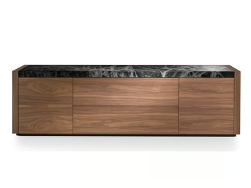 MATERICA - Wooden sideboard with marble top by i 4 Mariani - view 2